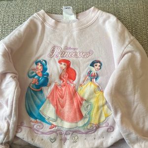 Disney Girl Princess Sweatshirt size m, light pink
